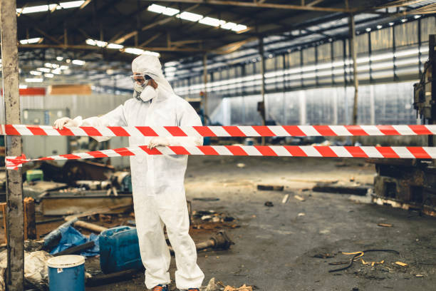 Professional Hoarding Cleanup technician working in Satellite Beach, FL